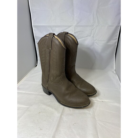 Durango Other - Durango Brown BT804 Embroidered Western Cowboy Boots Boys Big Kids Boys 1D
